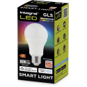 Integral lampe Smart LED E27, RGBW 2.700 - 6.500K, 8,5 W, 806 lumens