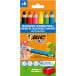 Bic Kids crayon de couleur Multi-Surfaces, assorti, étui de 6 pièces + broyeur