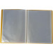 Bronyl A4 Polypropylene Sheet Protectors 50 Pack Mustard Yellow
