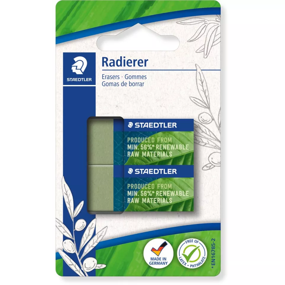 Staedtler gomme Eco, vert olive,...