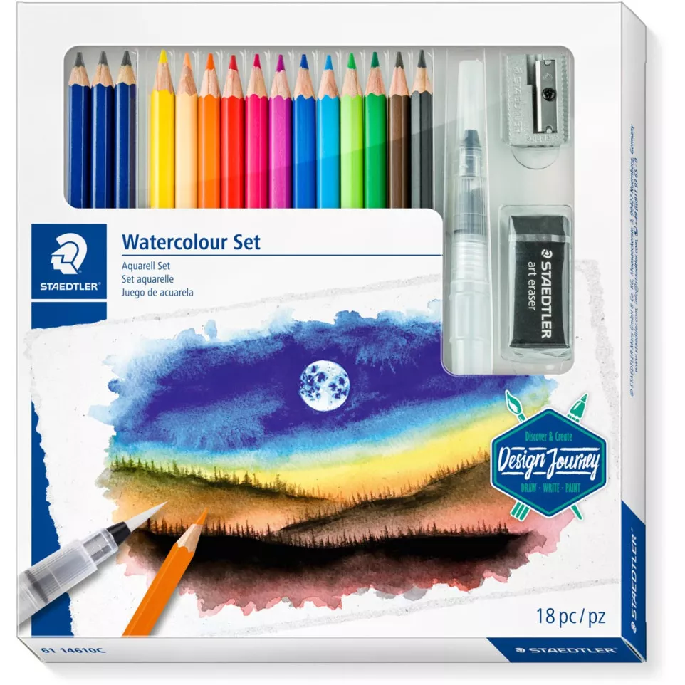 Staedtler set aquarelle, set de 18...