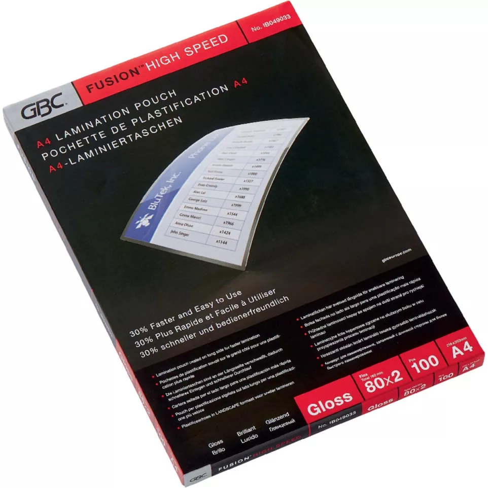 GBC HighSpeed A4 Laminating Pouches...