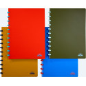 Atoma Nature cahier, ft A4, 144 pages, quadrillé 5 mm, couleurs assorties