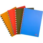 Atoma Nature schrift, ft A4, 144 bladzijden, gelijnd, geassorteerde kleuren