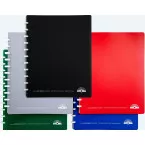 Atoma Eco Document Wallet for A4 with 20 Pockets Assorted Colors