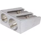 Office Pencil Sharpeners, 2 Holes, Metal