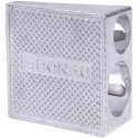 OFFICE products potloodslijper, 2 gaats, uit metaal