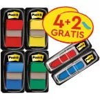 Post-it Index Tabs Standard 25 mm x 43.2 mm Pack of 4 Plus 2 Post-it Index Arrow Tabs