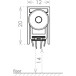 CCE TREND automatische plint 1220 1230mm / pce