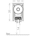 CCE TREND automatische plint 1220 1030mm / pce