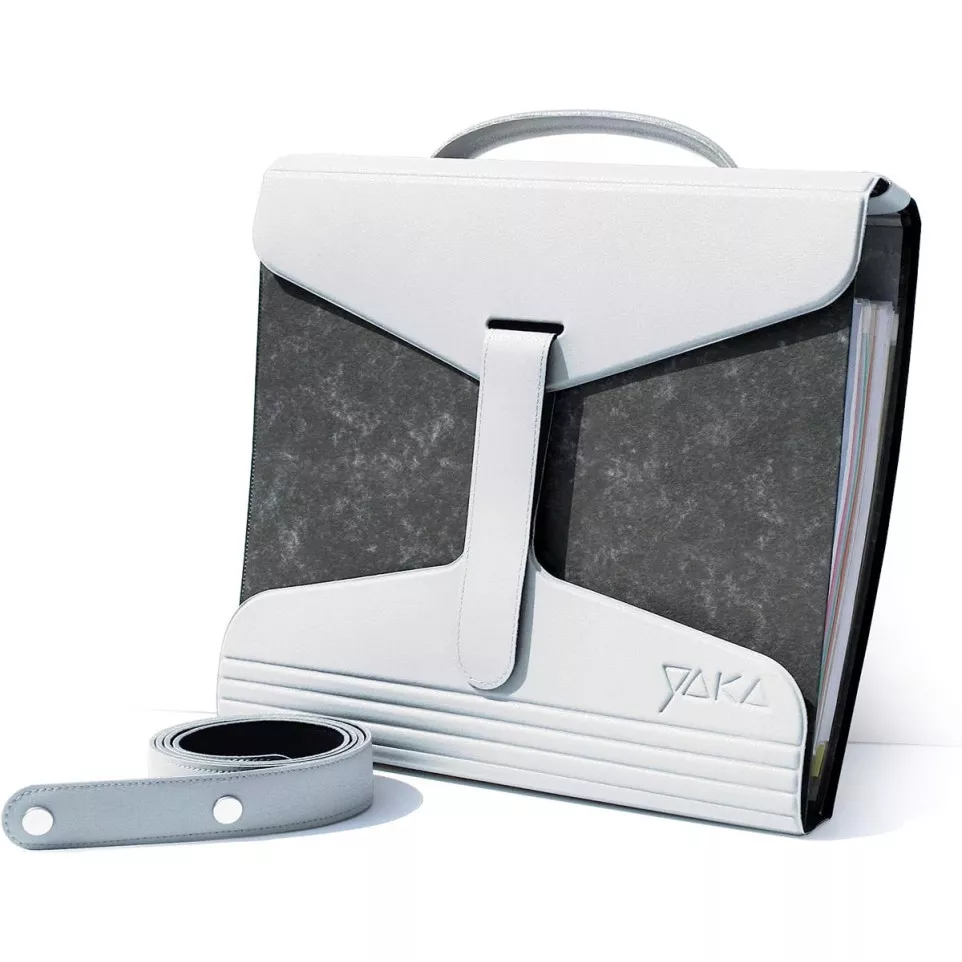 Yaka porte-classeur, blanc