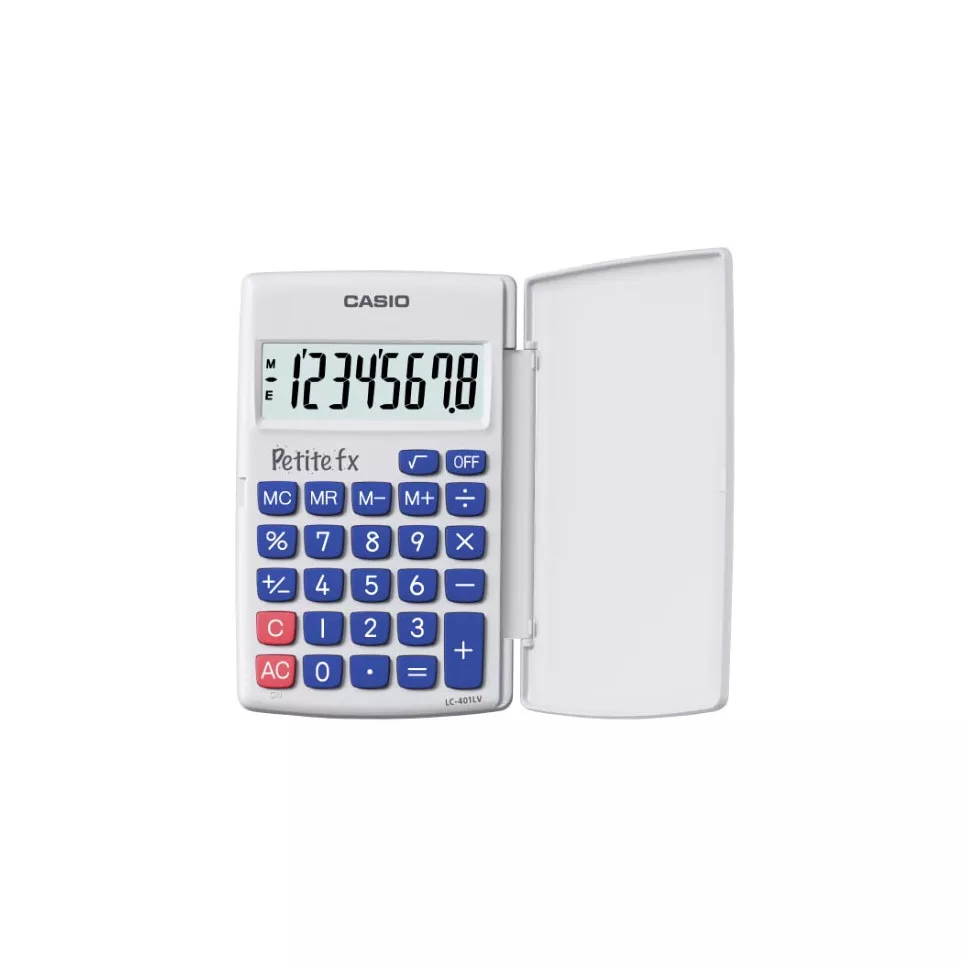 Casio zakrekenmachine Petite FX, wit