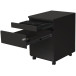 Mobile Pedestal 3 Drawer File Cabinet with Pencil Tray Anthracite