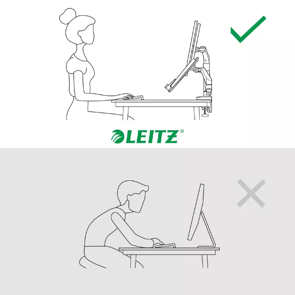 Leitz Ergo Space Saving Dual Monitor...