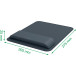 Leitz Ergo Mouse Pad with Height Adjustable Wrist Rest Dark Grey