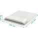 Leitz Ergo Mouse Pad with Adjustable Wrist Rest Light Grey