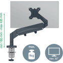Leitz Ergo Space Saving Single Monitor Arm Grey