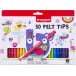 Bruynzeel felt tip pens set of 50