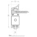 CCE APPLIQ 1340 Automatic Baseboard Silver 1130mm per piece