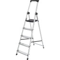 Brasq SL500 aluminium step ladder silver 5 steps