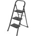 Brasq trapladder SL300, metaal, zwart,  3 treden