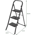 Brasq trapladder SL300, metaal, zwart,  3 treden