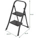 Brasq trapladder SL200, metaal, zwart,  2 treden