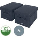 Leitz Click & Store Storage Box Small Grey Set of 2