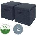 Leitz Storage Box Set of 2 Large Grey