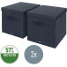Leitz Storage Box Set of 2 Large Grey