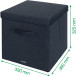 Leitz Storage Box Set of 2 Large Grey