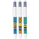 Bic 4 Colours Minions stylo bille 4 couleurs, moyen, 4 couleurs d'encre classique, présentoir de 40 pièce