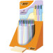 Bic Colours Pastel 4-kleurenbalpen, medium, klassieke inktkleuren, display van 30 stuks