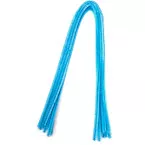 Light Blue Chenille Craft Cord 50 cm x 8 mm Pack of 10