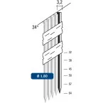 Clous DA INOX SS316 Ring - longeur : 64mm / 4000pce