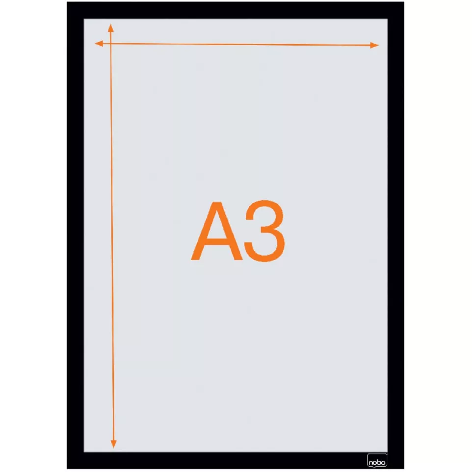 Nobo Magnetic Self-Adhesive Frame A3...