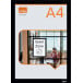 Nobo Magnetic Self-Adhesive A4 Frame Black Pack of 2