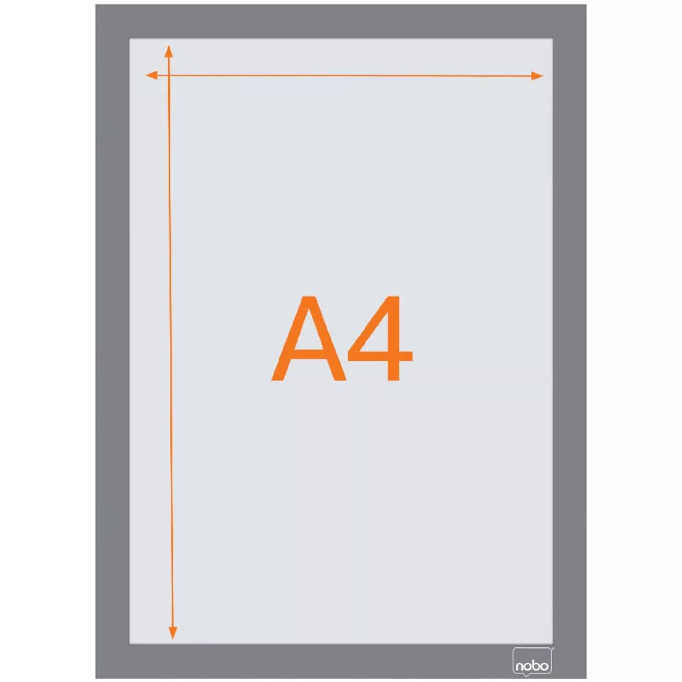 Nobo zelfklevend magnetisch kader A4,...