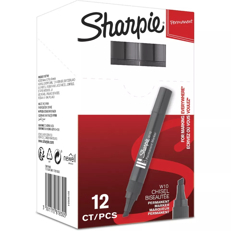 Paper Mate Permanent Marker W10 Black