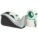 Scotch plakbandafroller C60 zilver + 4 rollen Magic Tape