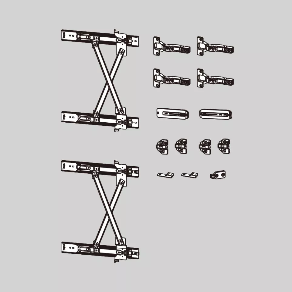 Pivot and Retractable Hinge Kit R01...