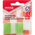 OFFICE index tabs, 25 x 43 mm, pack of 50, green
