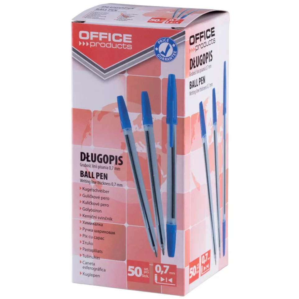 OFFICE products balpen 0,7 mm, blauw