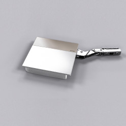 Set van 2 lichtgewicht SQ-hefscharen met 107° openingshoek, afwerking wit/nikkel, voor kasthoogtes van 250 tot 400 mm / pce