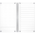 Oxford Essentials taskmanager dagplanner, 230 bladzijden, ft 14,1 x 24,6 cm, aqua