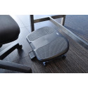 DESQ Anti-Slip Footrest Adjustable to 3 Heights Black