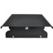 DESQ Metal Footrest, 3 Adjustable Heights, Heavy Duty, Black