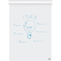 Nobo flipchartpapier premium, ft 60 x 85 cm, blanco/geruit, rol van 50 vel