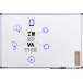 Legamaster tableau blanc magnétique Unite, ft 90 x 60 cm