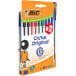 BIC Cristal Ballpoint Pens Medium Assorted Colors Pack of 8 Plus 2 Free